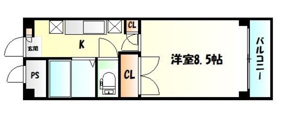 富沢駅 徒歩15分 4階の物件間取画像